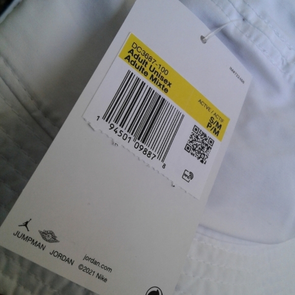 NWT Nike Air Jordan Jumpman Woven Unisex Bucket Hat Cap Size S/M DC3687-100 - Picture 2 of 8